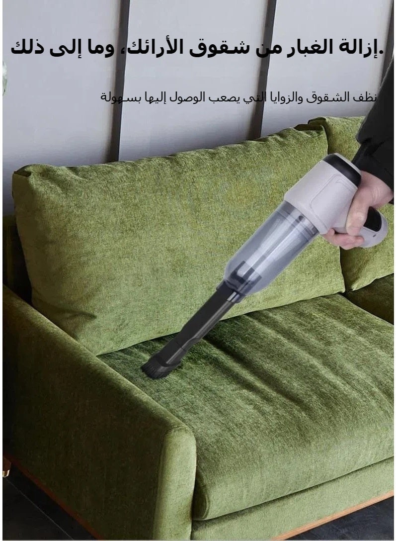 كاف في لام أ منفاخ هواء مضغوط ومكنسة كهربائية صغيرة منظف هواء كهربائي للكمبيوتر ولوحة المفاتيح والكاميرا والسيارة ومجموعة تنظيف المنزل - Image 2